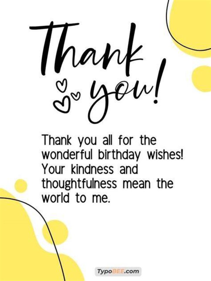 50+ Heartfelt Thank You Comments For Birthday Wishes
