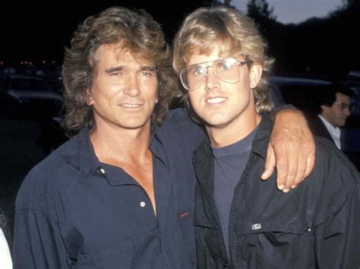 Michael Landon with his son, Michael Landon. Michael landon, Movie